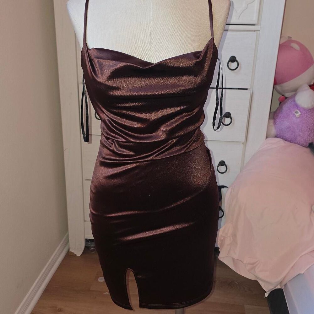 Unbranded Women's Brown Dress